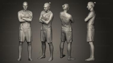 Statues of famous people (STKC_0125) 3D model for CNC machine